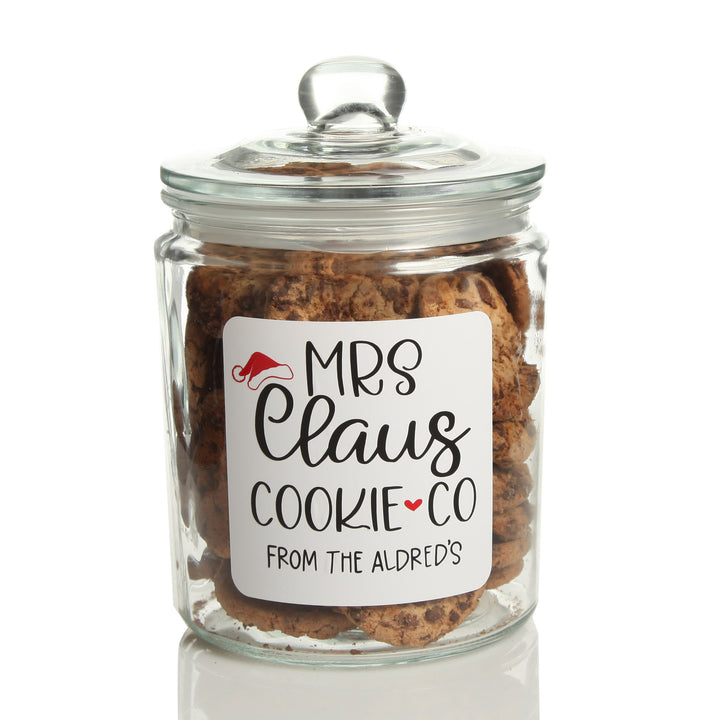 Personalised Mrs Claus Cookie Jar
