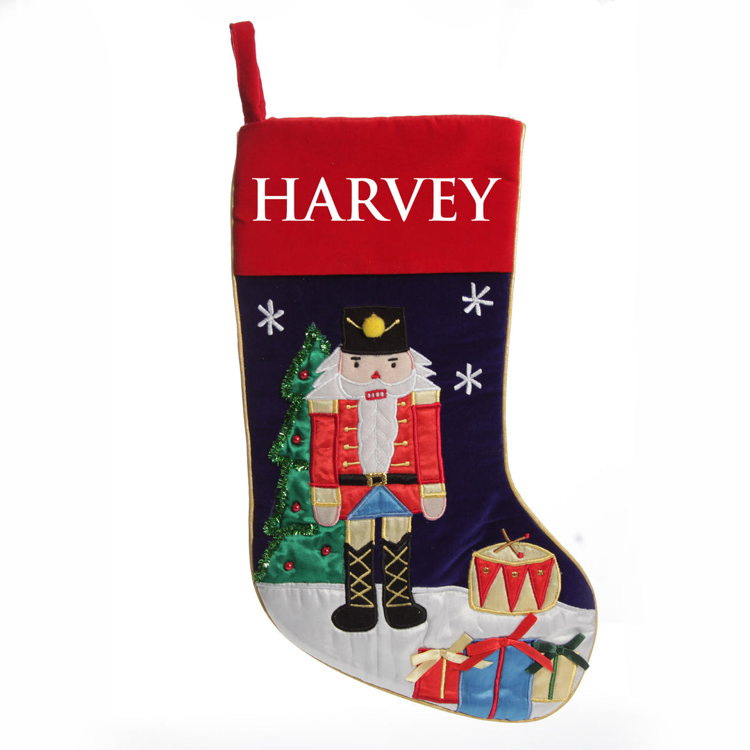 Personalised Nutcracker Christmas Stocking