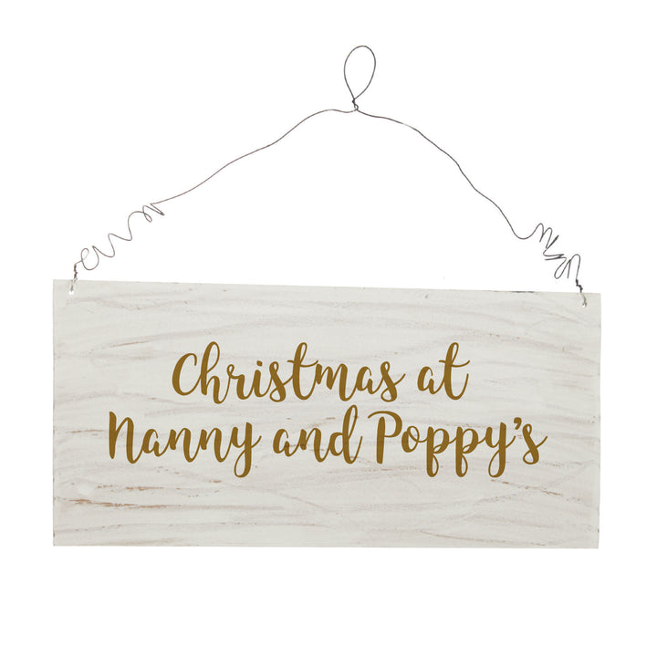 Personalised Christmas Wood Plaque