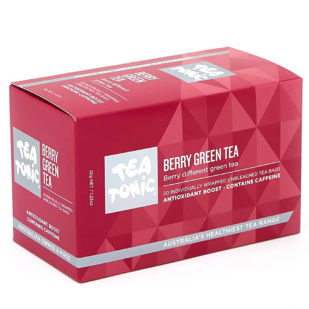 Tea Tonic Berrry Green Tea - 20 Teabags Box (Organic)