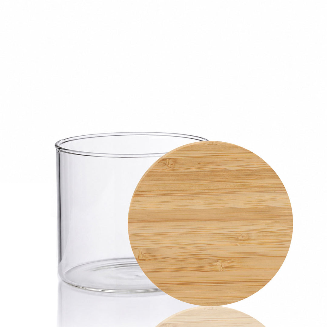 Small Treat Jar with Wooden Lid