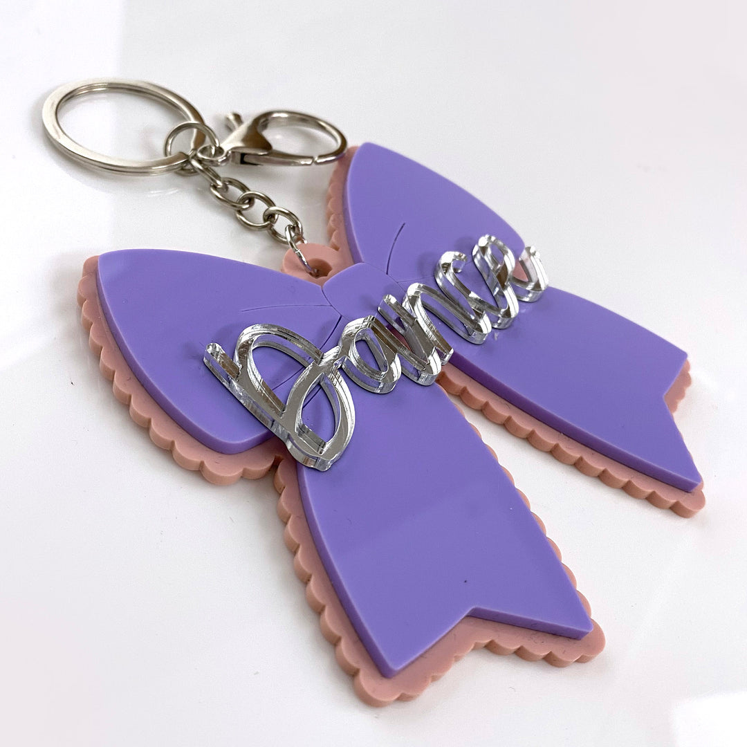 Acrylic Bow Keychain - Dance Edition 