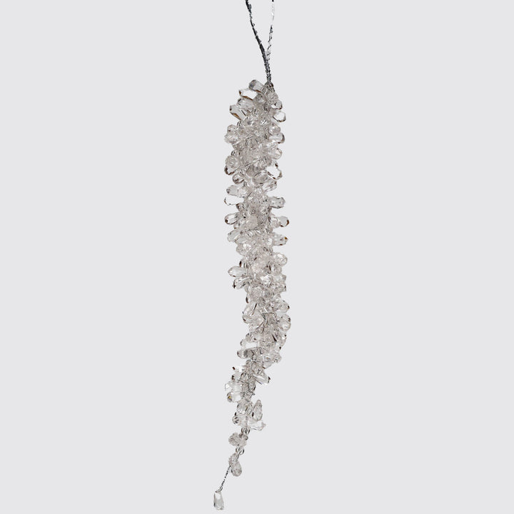 Arcylic Crystal Icicle Drop Tree Decoration - 33cm