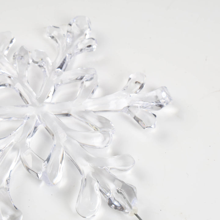 Acrylic Snowflake Pick - 20cm