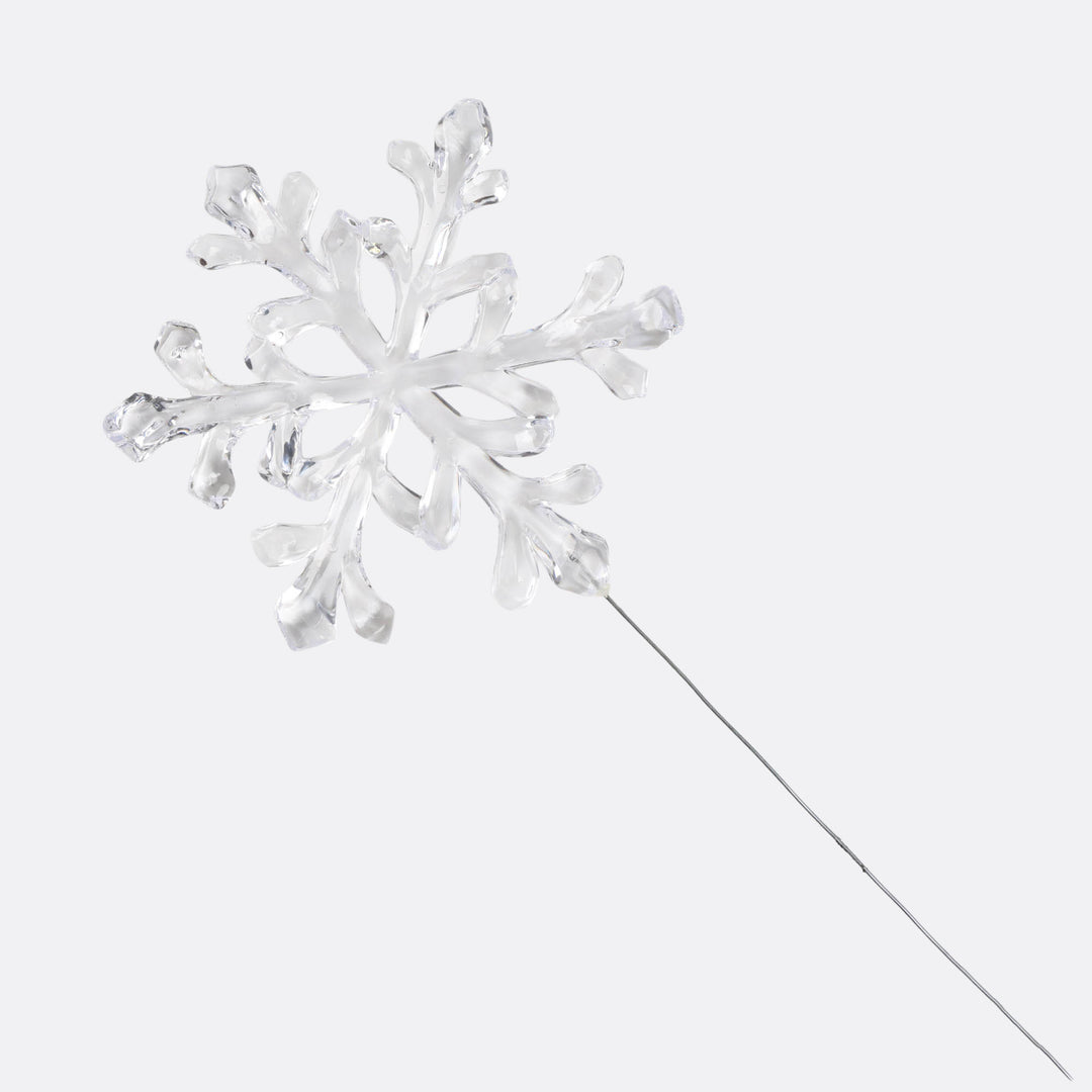 Acrylic Snowflake Pick - 20cm