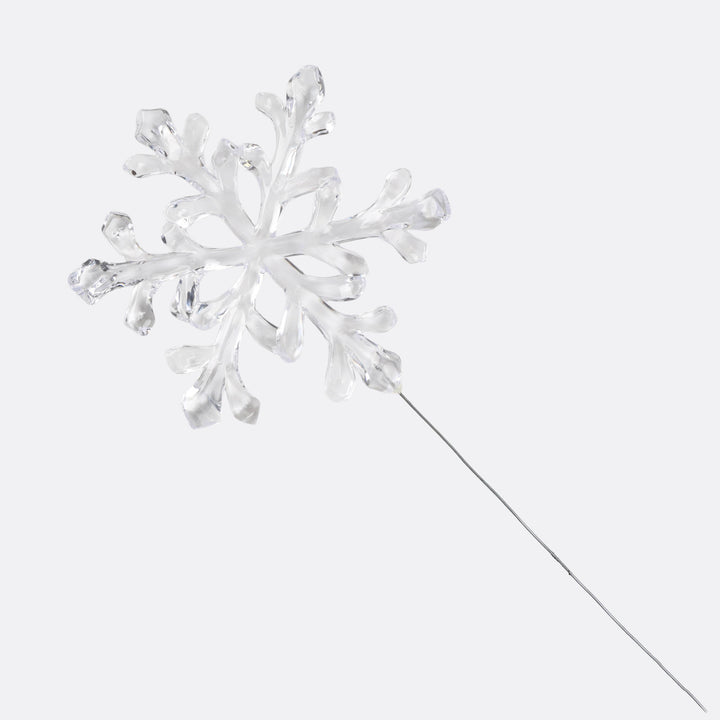 Acrylic Snowflake Pick - 20cm