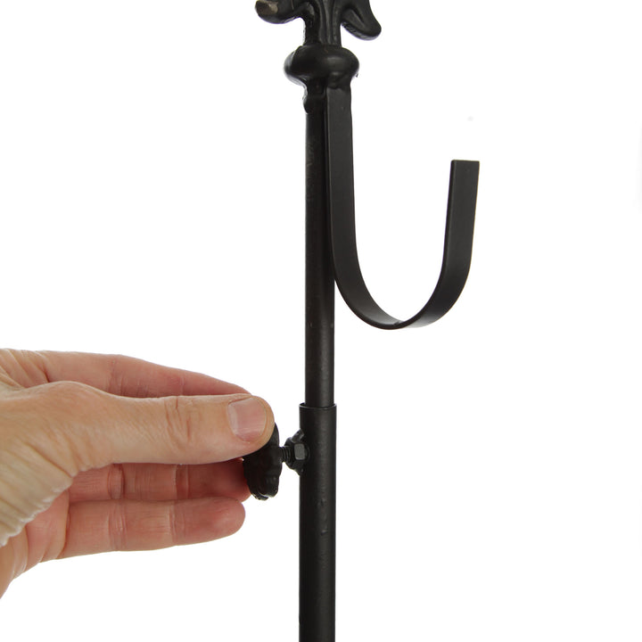 Adjustable Black Christmas Wreath Stand