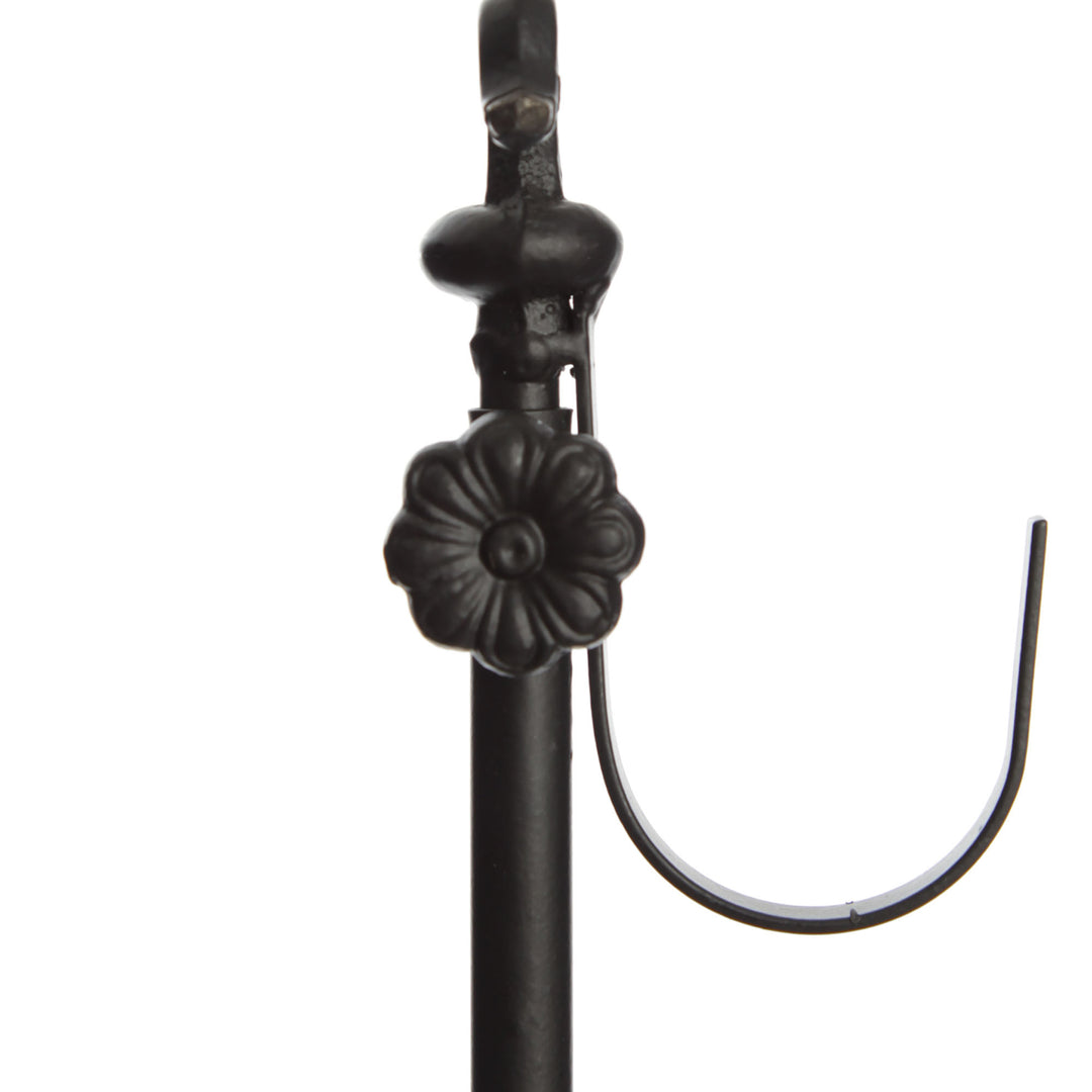 Adjustable Black Christmas Wreath Stand