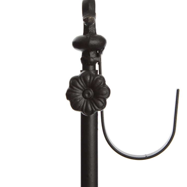 Adjustable Black Christmas Wreath Stand
