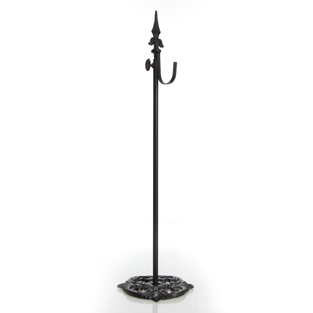 Adjustable Black Christmas Wreath Stand
