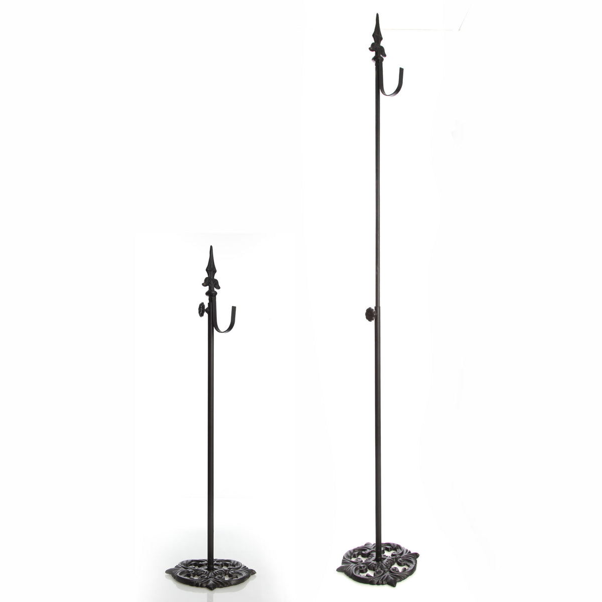 Adjustable Black Christmas Wreath Stand