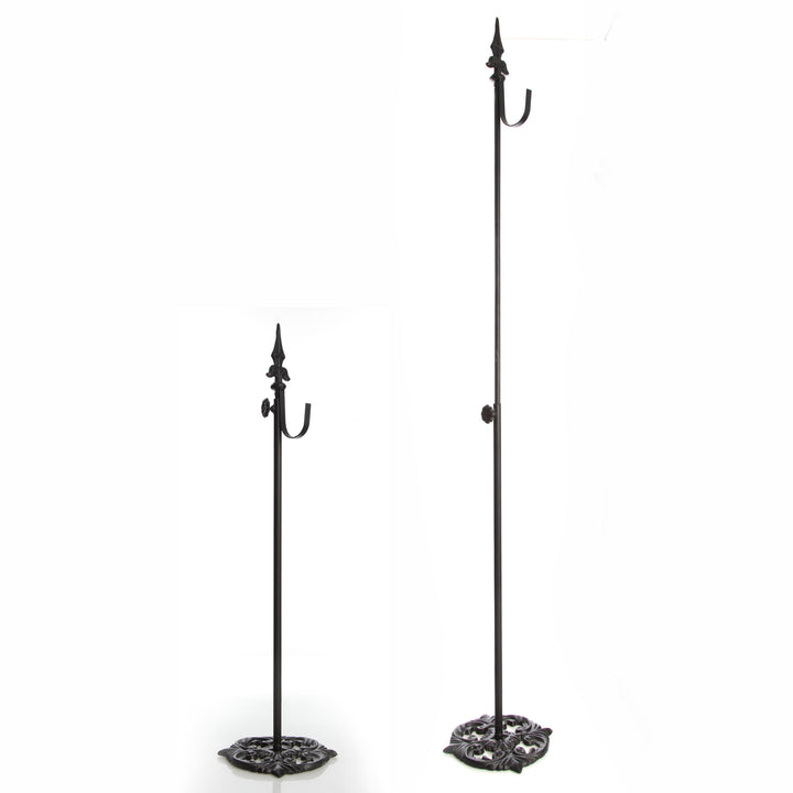 Adjustable Black Christmas Wreath Stand