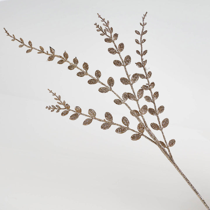 Amber Gold Crystal Stem Spray 56cm (L)