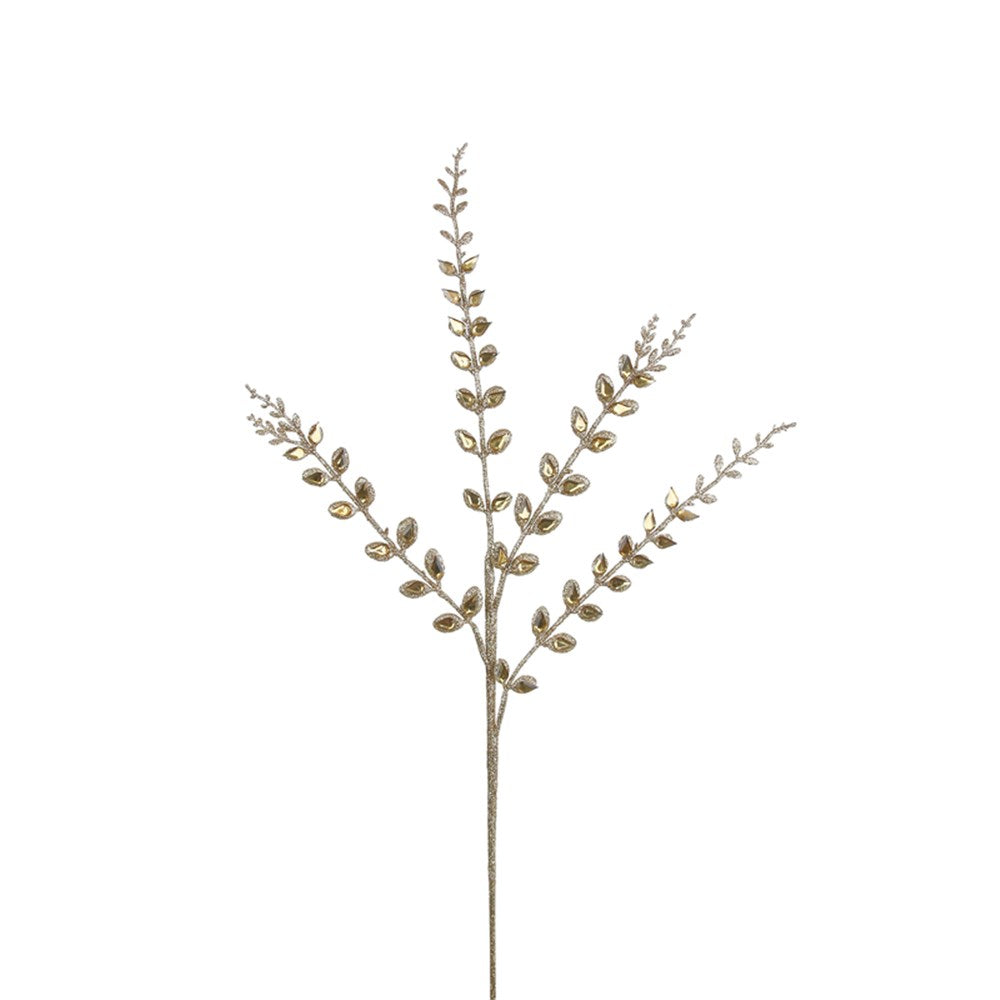 Amber Gold Crystal Stem Spray 56cm (L)