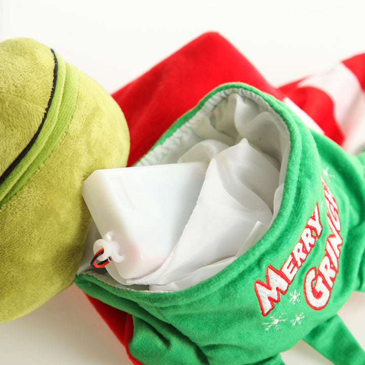 Animated Grinch Christmas Stocking Battery Pack
