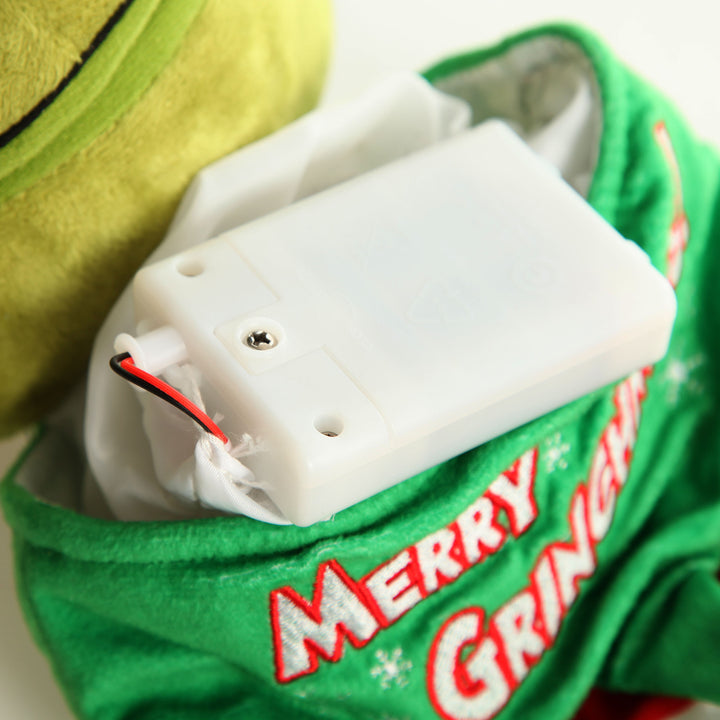 Animated Grinch Christmas Stocking Battery Pack