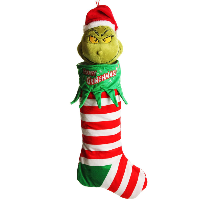 Animated Grinch Christmas Stocking