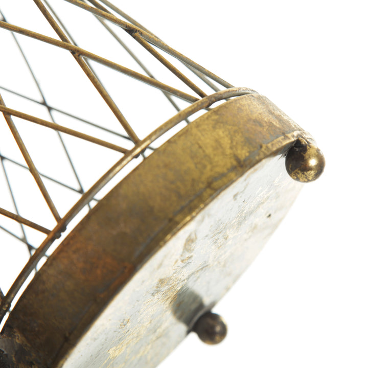 Antique Gold Metal Decorative Birdcage