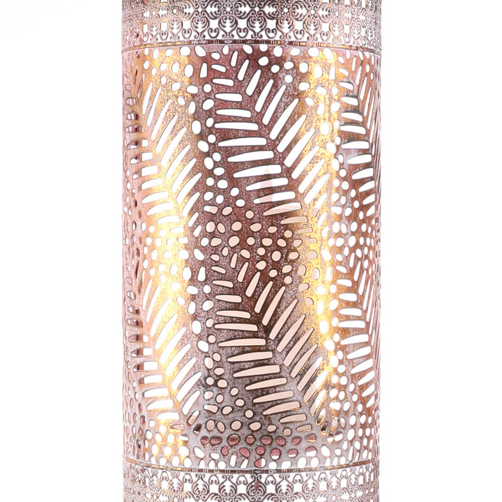 Antique Gold Metal Filigree Candle Holder