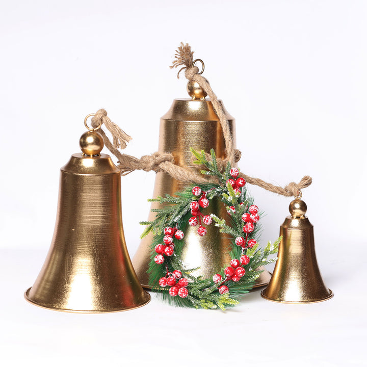 Antique Hanging Bell Trio 