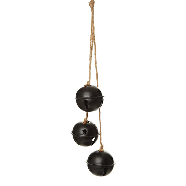 Antique Matt Black Bell Trio