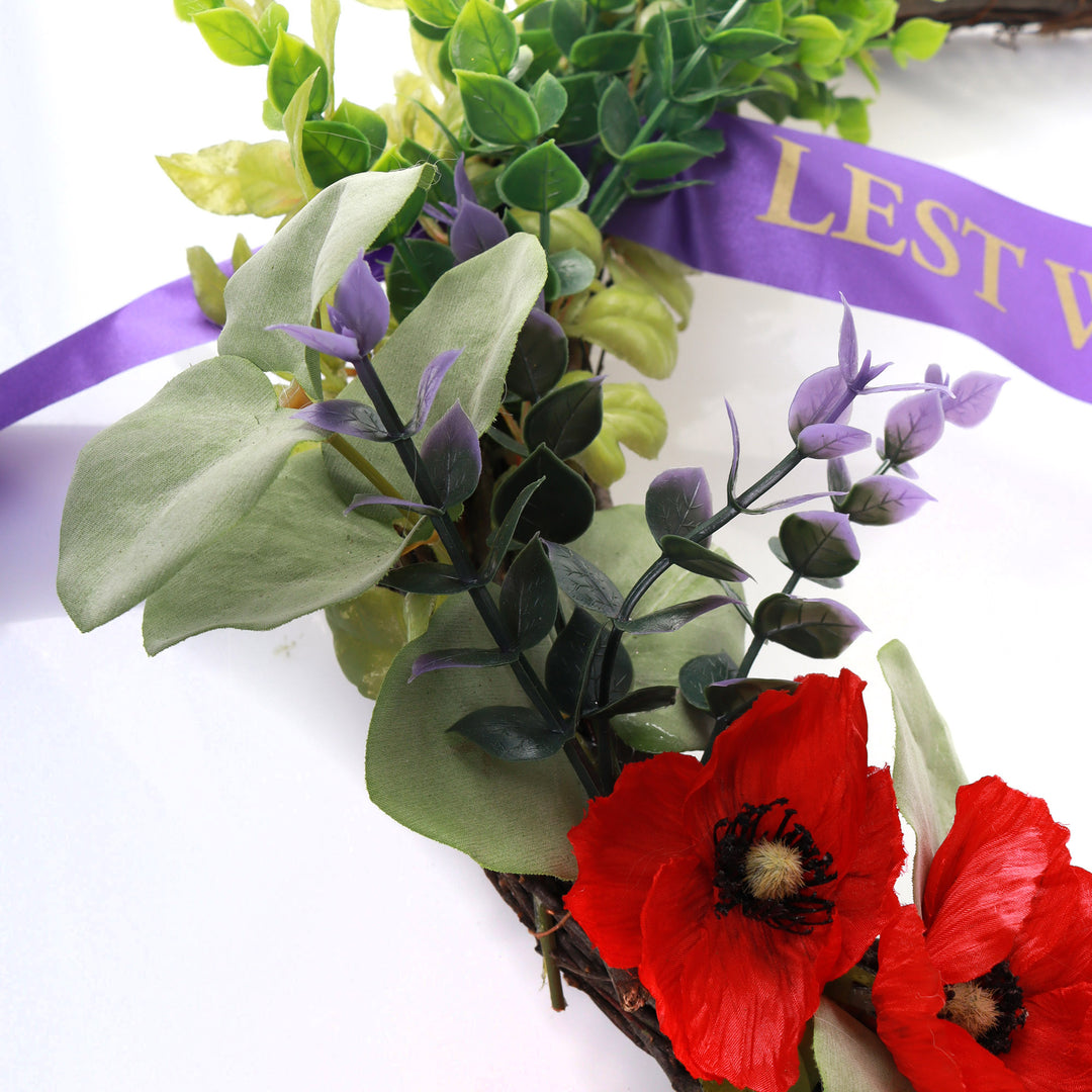 Anzac Memorial Oval Poppy Wreath