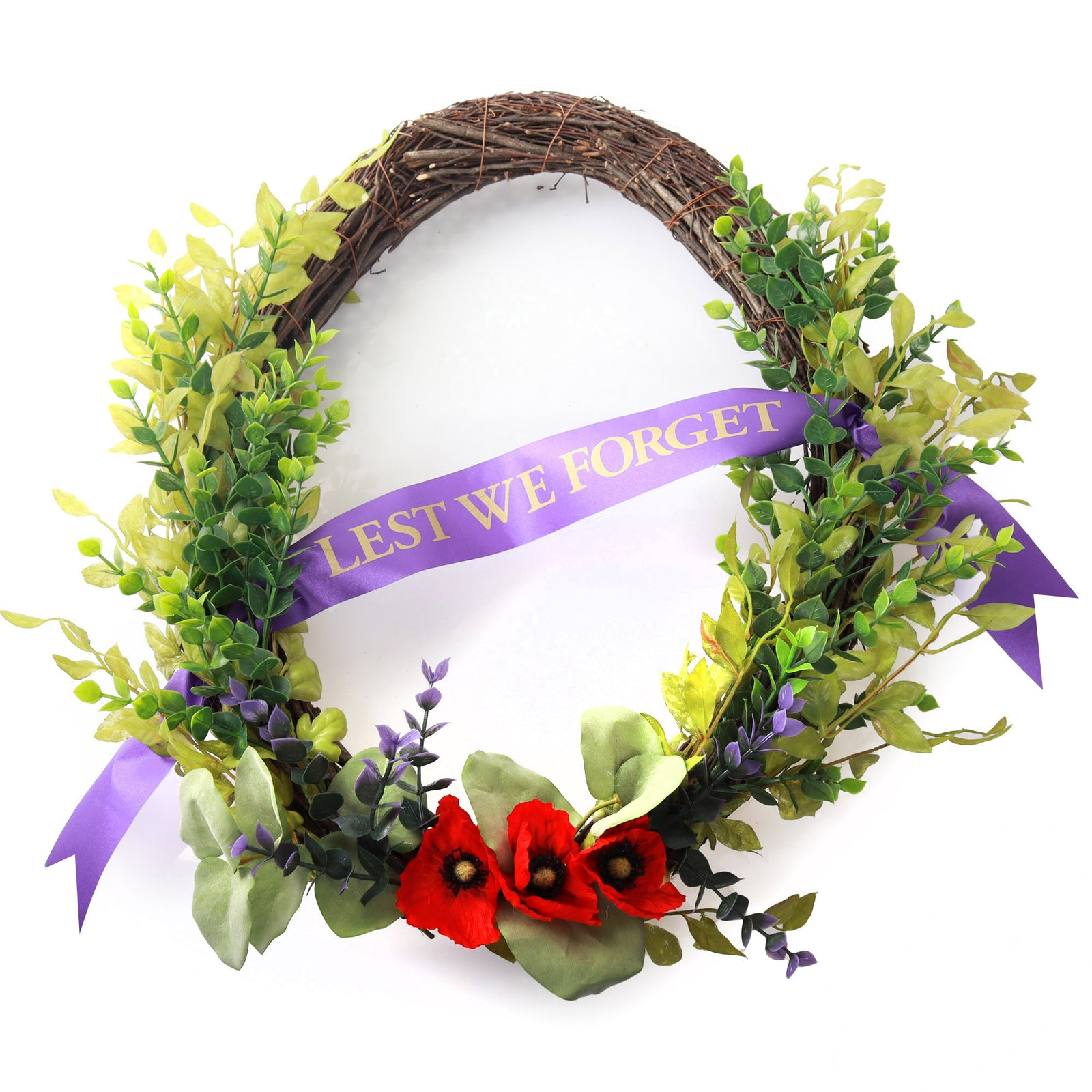 Anzac Memorial Oval Poppy Wreath