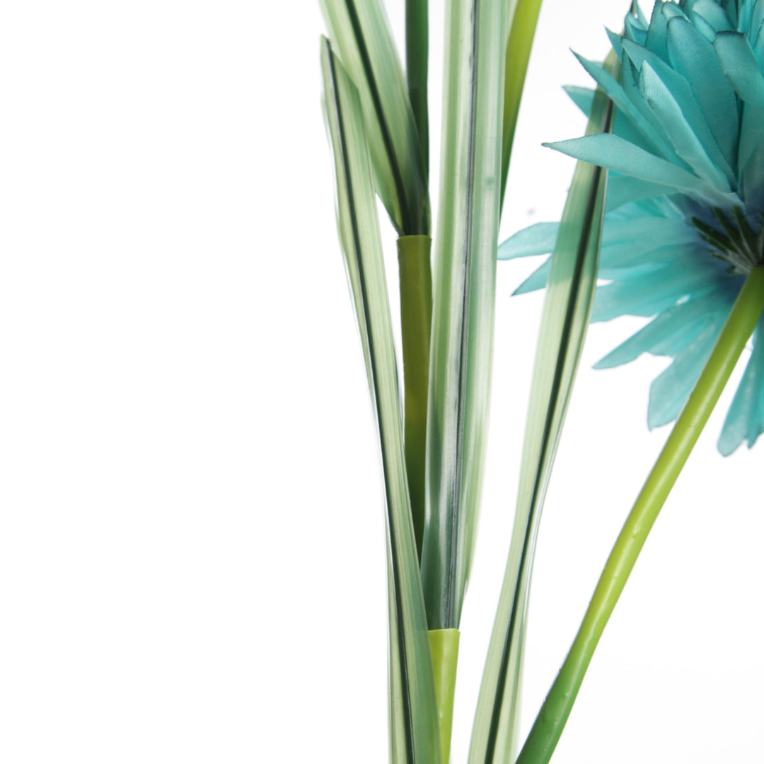 Aqua Flower Trio Spray Stem