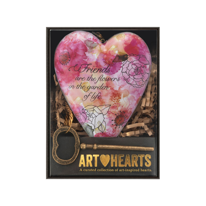 Art Hearts - Friends Are Flowers