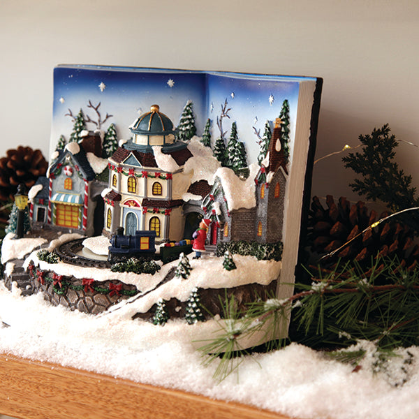 Artificial Winter Snow in Magical Christmas Morning Theme