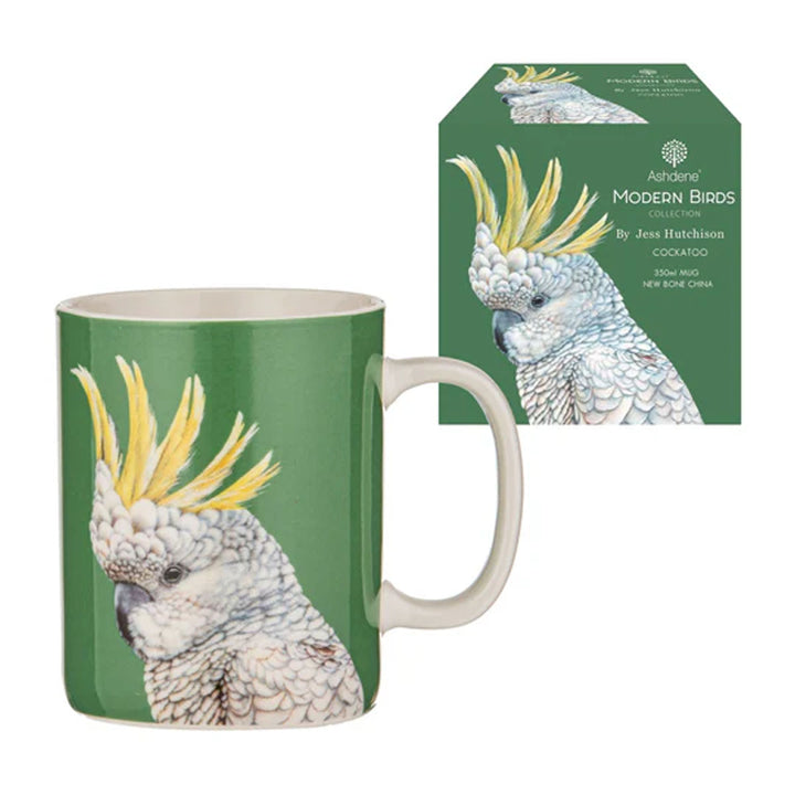 Ashdene Modern Birds Cockatoo Mug