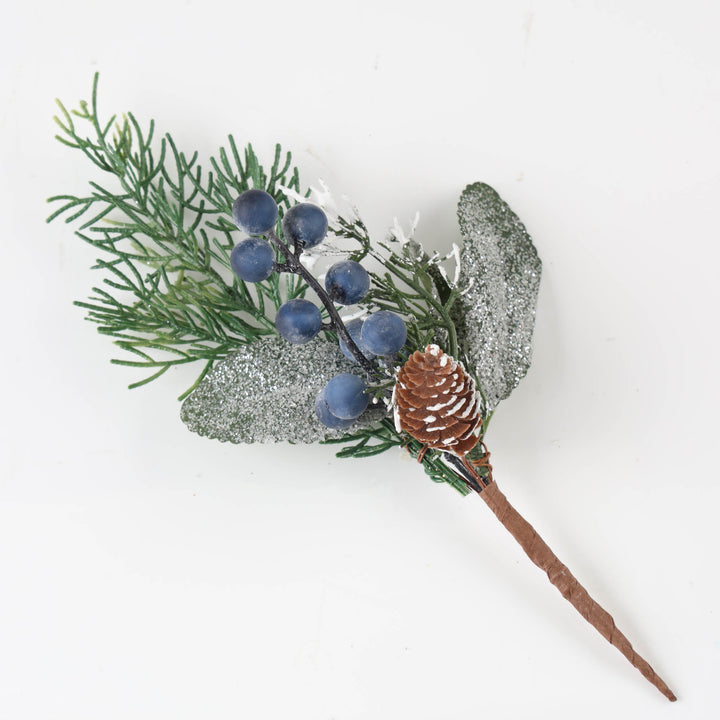 Assorted Blue Blueberry Picks 16cm - Set of 3
