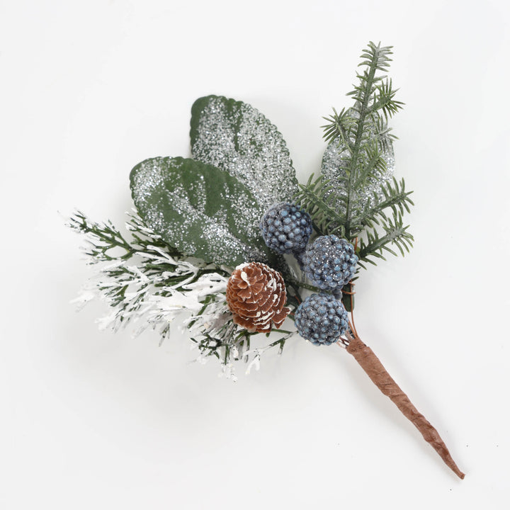 Assorted Blue Blueberry Picks 16cm - Set of 3