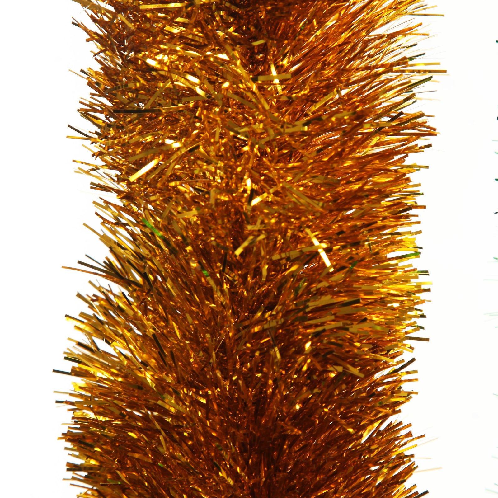 Gold Metallic Thick Christmas Tinsel Garland