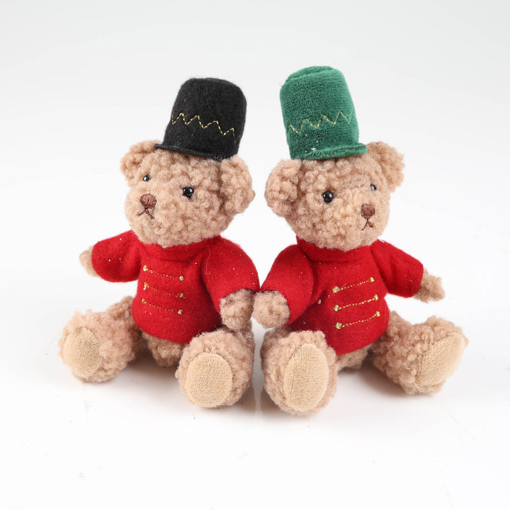 Assorted Nutcraker Teddy Bear Ornament - 12cm