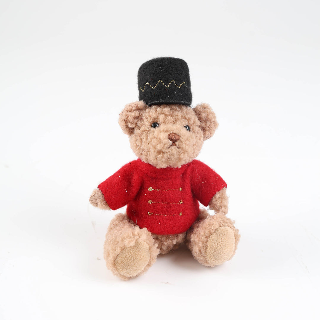 Assorted Nutcraker Teddy Bear Ornament - 12cm