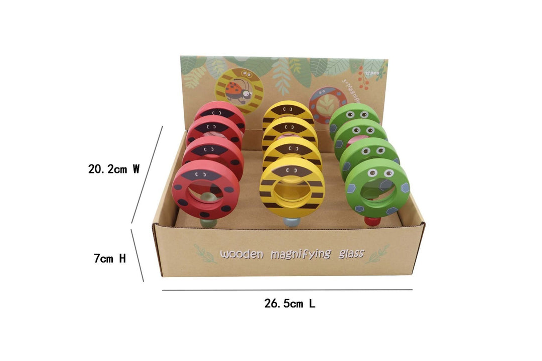 Assorted Wooden Magnifying Glass