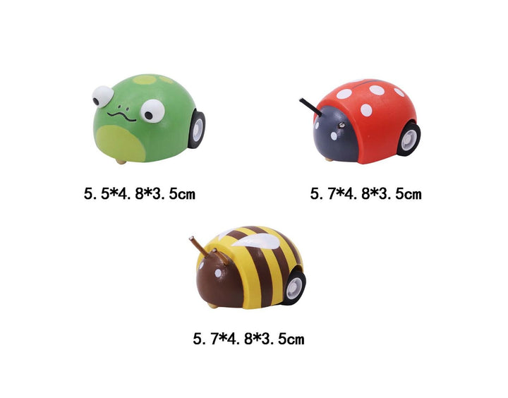 Assorted Wooden Pull Back Animal
