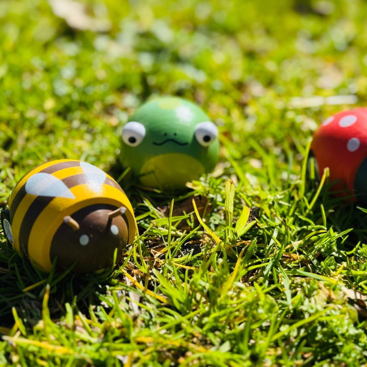 Assorted Wooden Pull Back Animal
