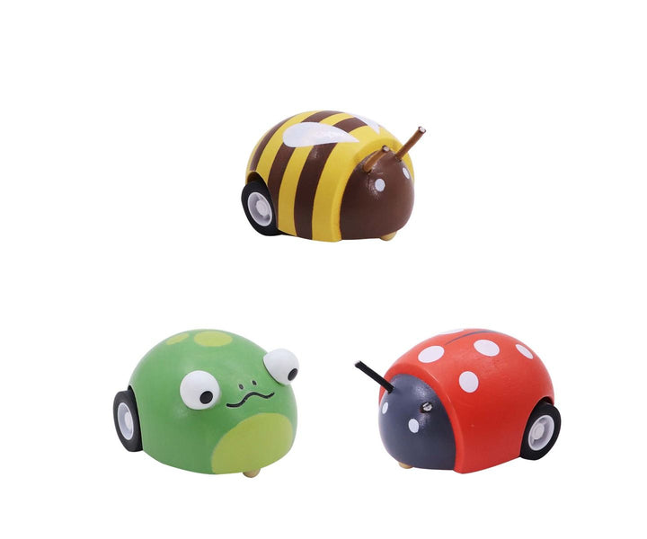 Assorted Wooden Pull Back Animal