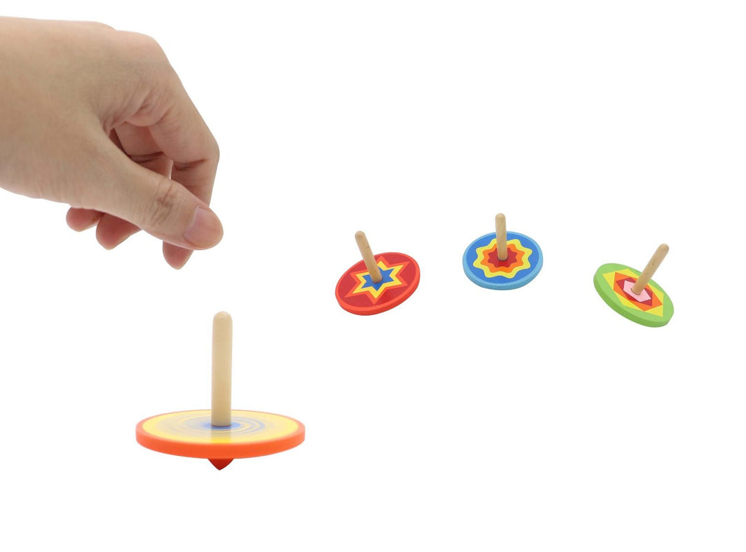 Assorted Wooden Spinning Top
