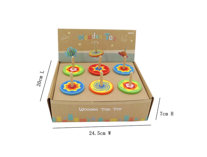 Assorted Wooden Spinning Top