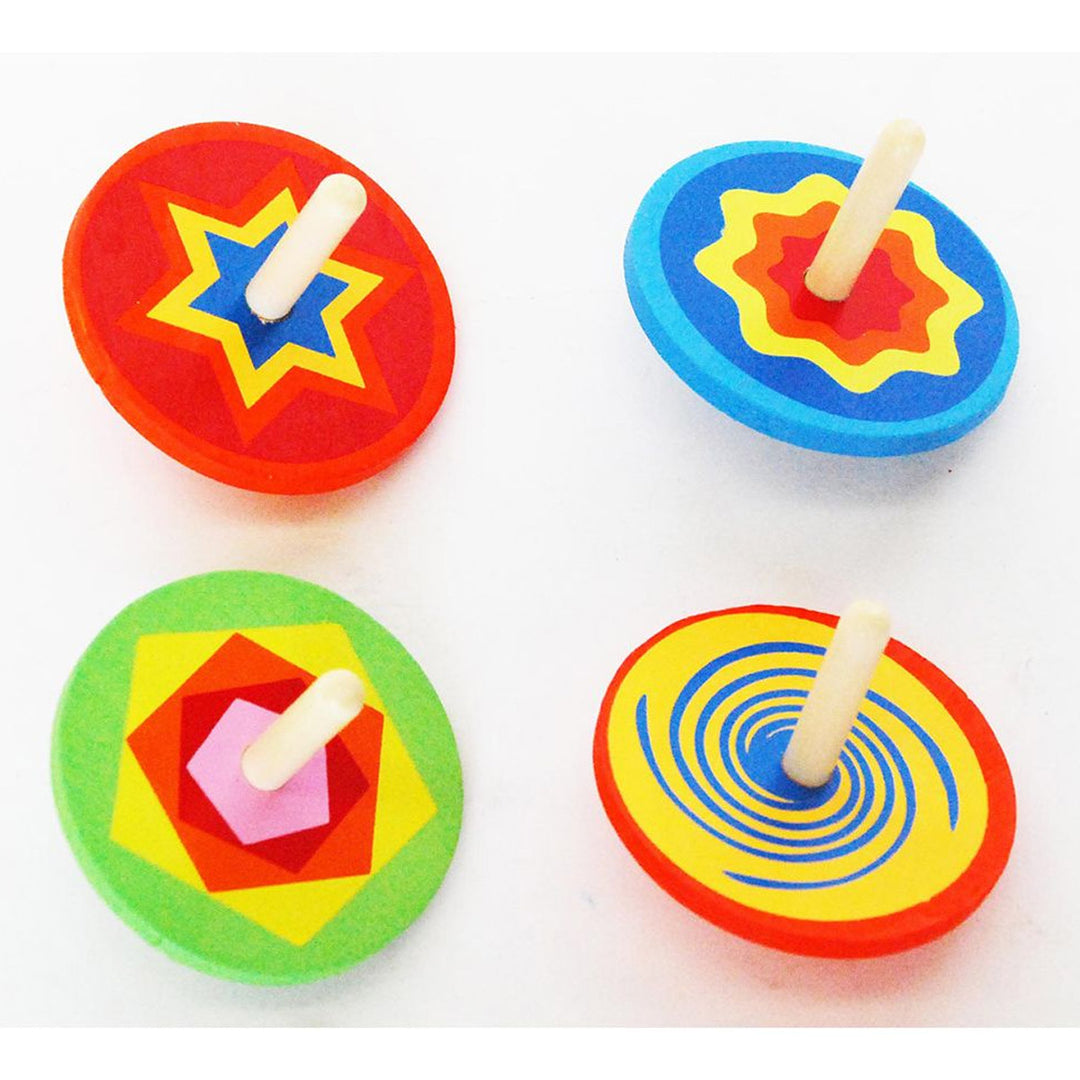 Assorted Wooden Spinning Top