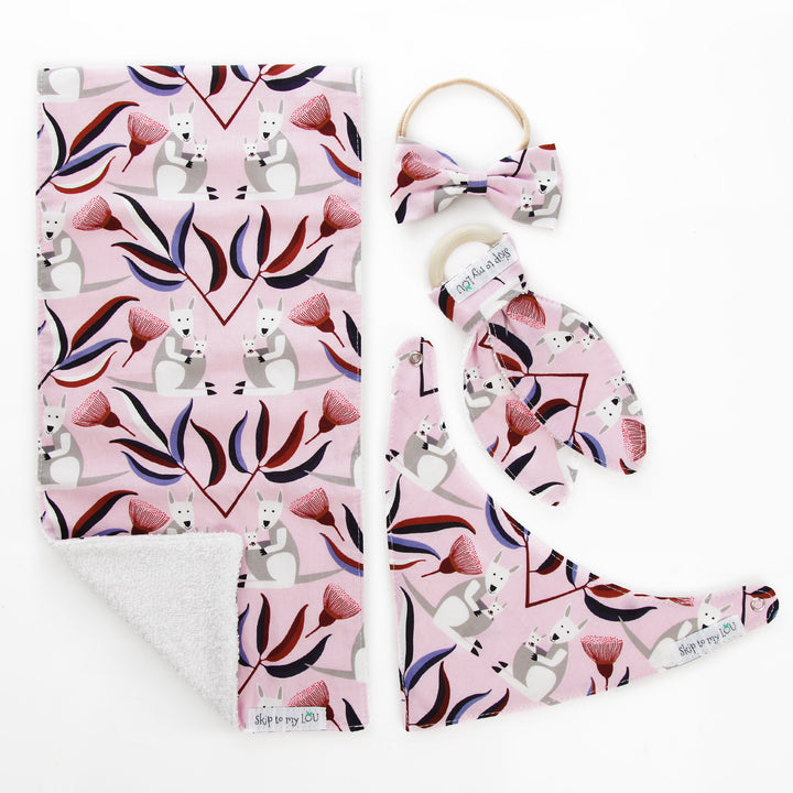 Baby Gift Set - Pink Kangaroo - Set