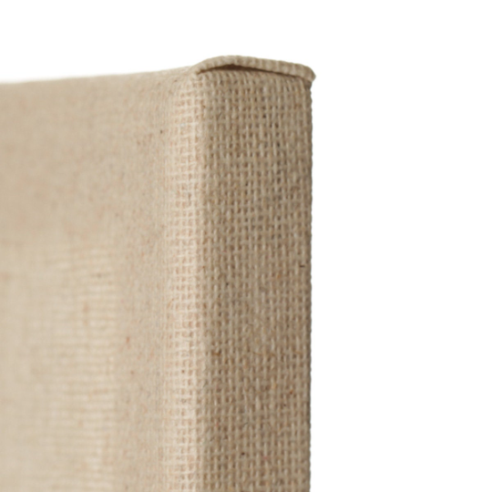 Blank Natural Burlap Canvas Plaque