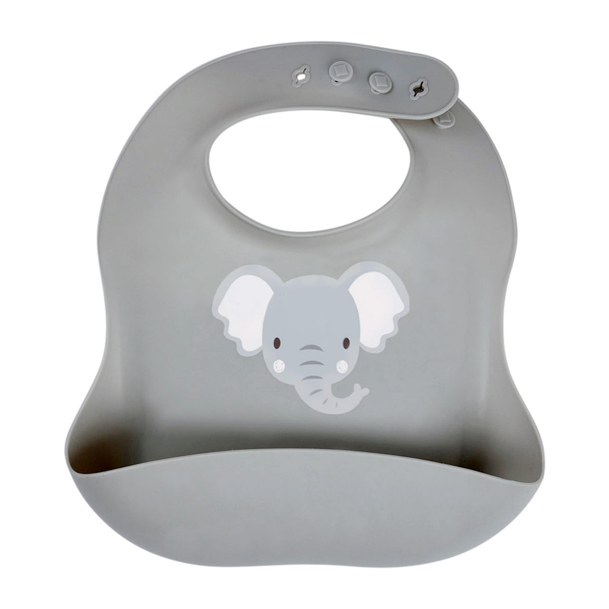 Baby Elephant - Silicone Bib