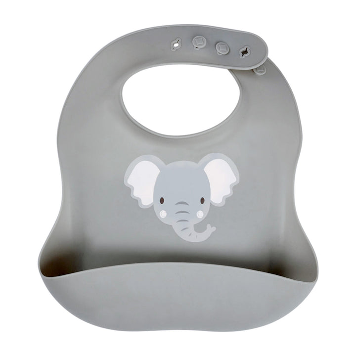 Baby Elephant - Silicone Bib