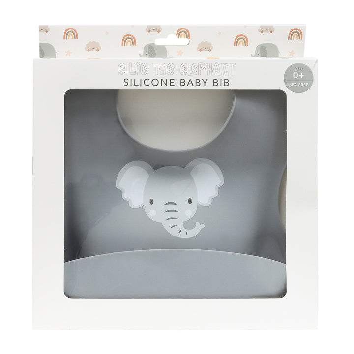 Baby Elephant - Silicone Bib