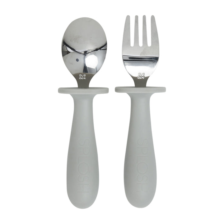 Baby Elephant - Silicone Cutlery Set