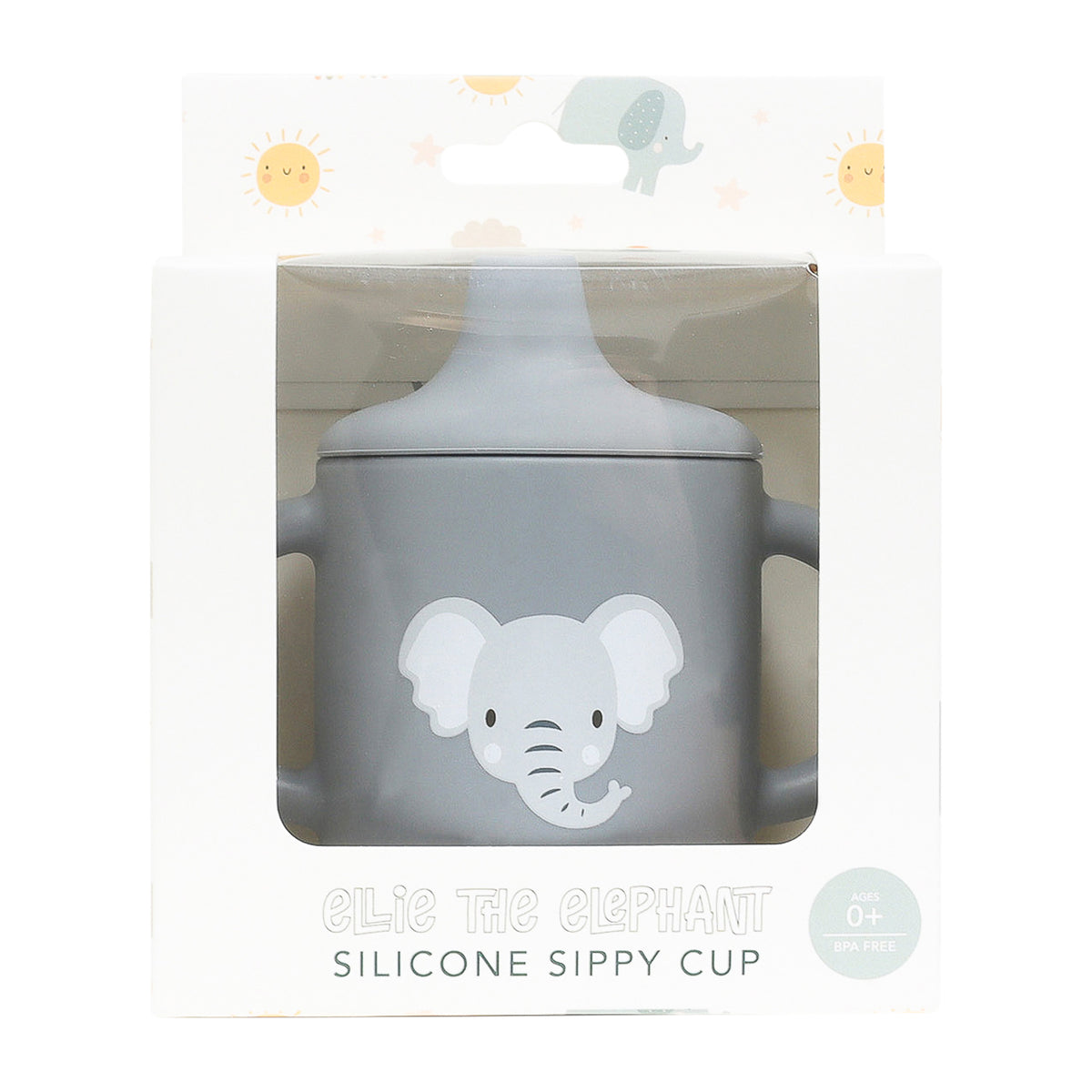 Baby Elephant - Silicone Sippy Cup